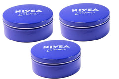 NIVEA Creme jar pack3 provides deep moisture for all skin types year-round.