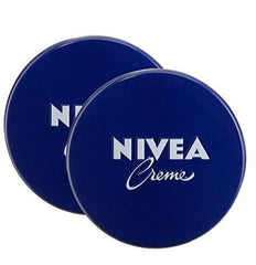 NIVEA Creme label close-up showing classic German formula for universal skincare.