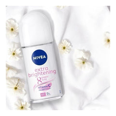 NIVEA Extra Brightening roll-on alcohol-free formula for sensitive skin