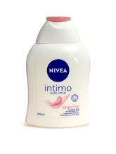 NIVEA Intimo Sensitive Wash Lotion bottle front for gentle intimate skin comfort