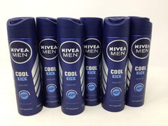 NIVEA MEN Cool Kick 6-pack front view shows convenient, ready-to-use protection for daily wear.