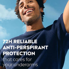 NIVEA Men Cool Kick roll-on application for quick-dry, sweat-free comfort.