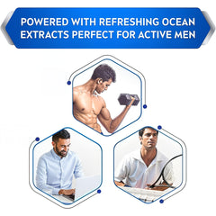NIVEA Ocean Extracts scent close-up highlighting ocean-inspired freshness.
