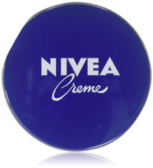 NIVEA Unscented Creme jar close-up showing rich hydration for daily body care.