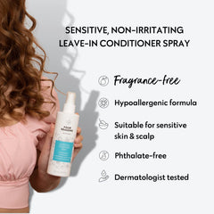No Nothing Very Sensitive Moisture Mist close-up with avocado oil nourishing dry hair