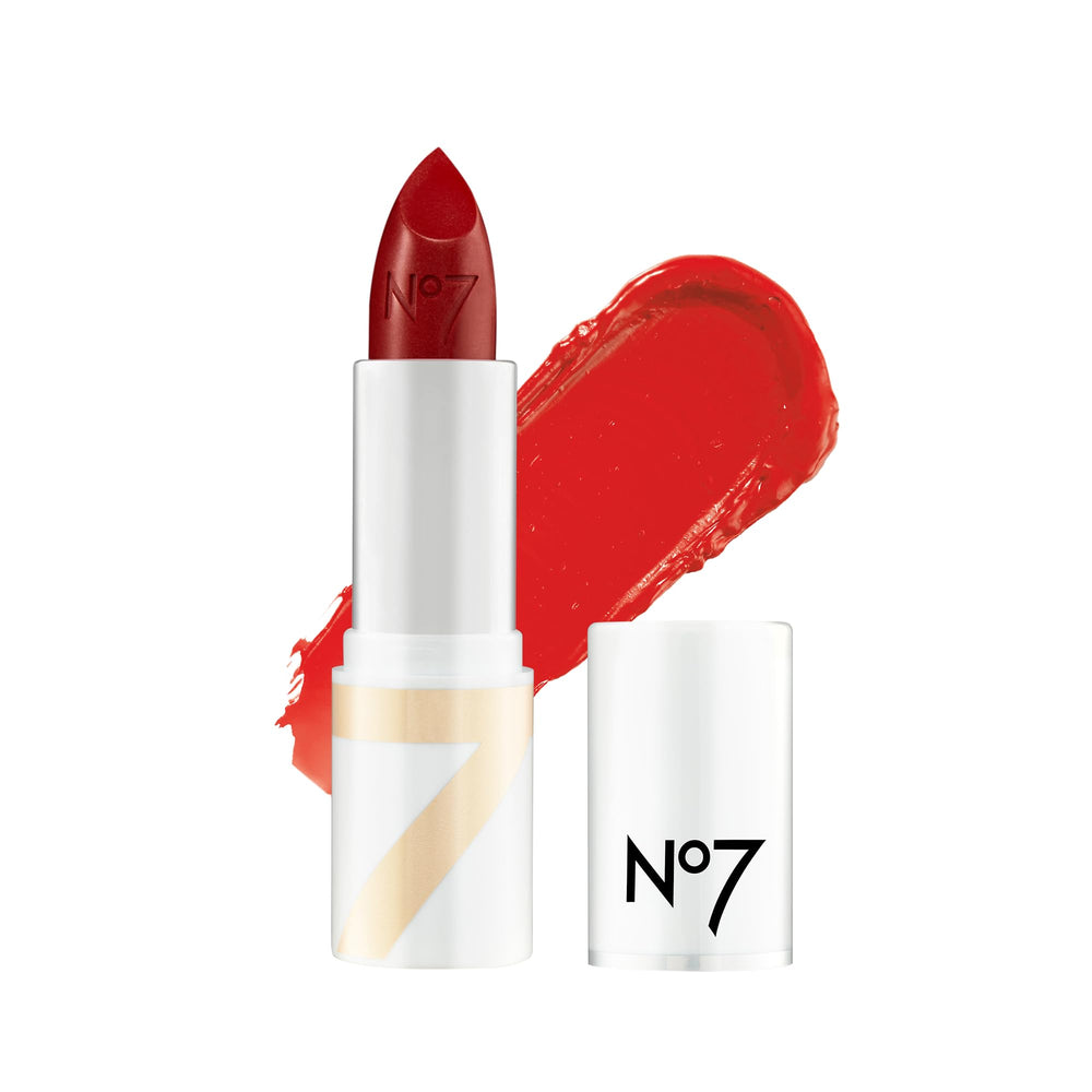 No7 front packaging showing Coral Shine and compact travel-ready design