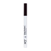 No7 brown felt-tip front packaging showing compact pen design and shade