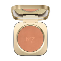 No7 front compact view showing Coral shade and sleek packaging for easy use