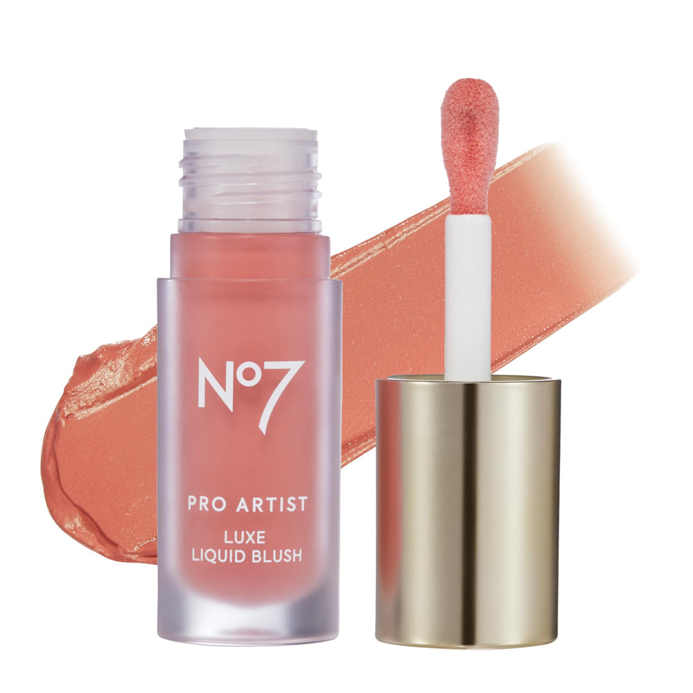 No7 front bottle showing coral shade and easy application benefit