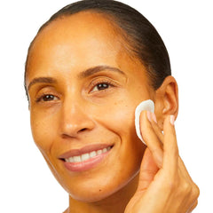 No7 fruit extracts display highlighting natural AHA exfoliant