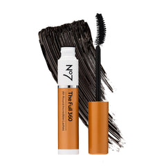 No7 The Full 360 Mascara bottle open for day-to-night definition and convenient top-up.