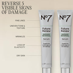 No7 pump dispense close-up highlighting fast-absorbing texture for easy application