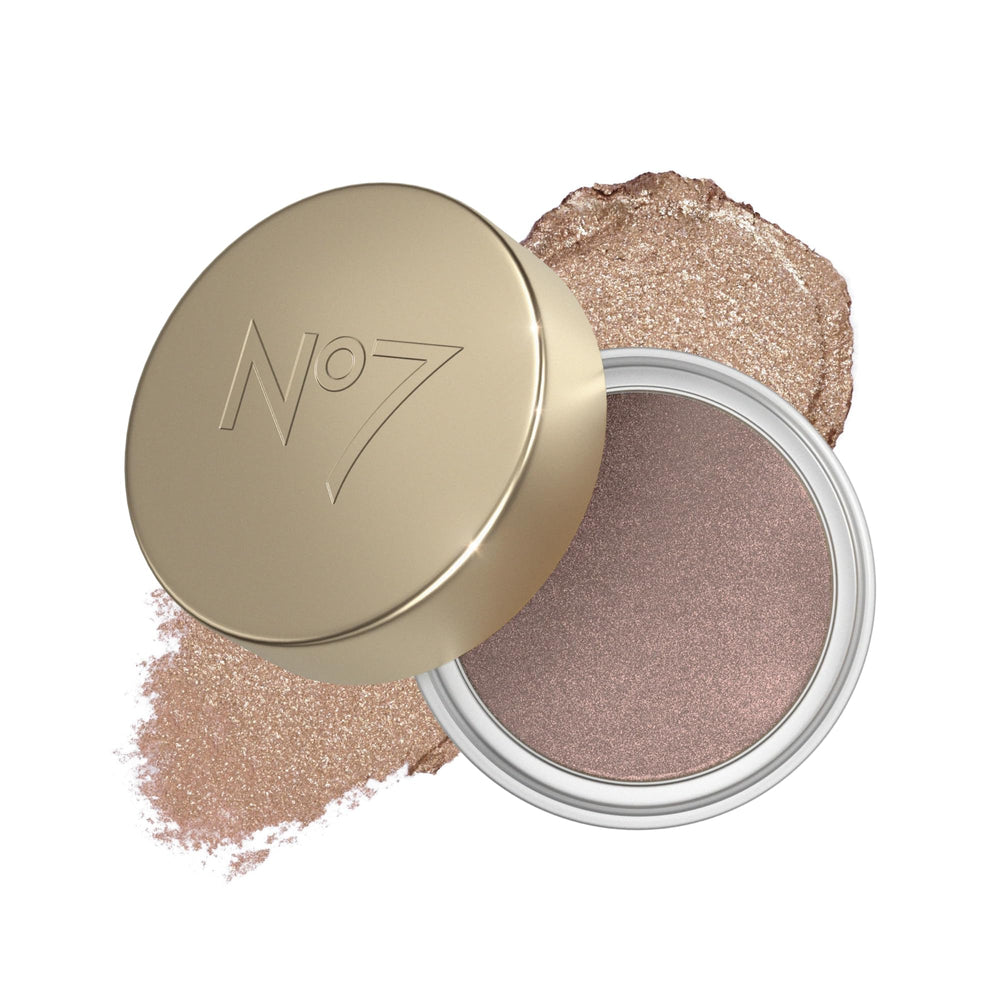 No7 front packaging showing compact cream eyeshadow and brand clarity