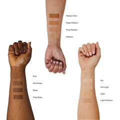 No7 Lift & Luminate concealer swatch demonstrating buildable coverage