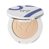 No7 Lift and Luminate powder compact with translucent finish for flawless makeup