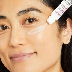 No7 menopause eye concentrate close-up highlighting firming and dark-circle improvement.