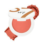 No7 front packaging showing Peaches shade and product branding for quick identification