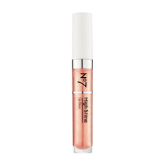 No7 front packaging showing Pink Latte gloss and compact 8ml tube for portability