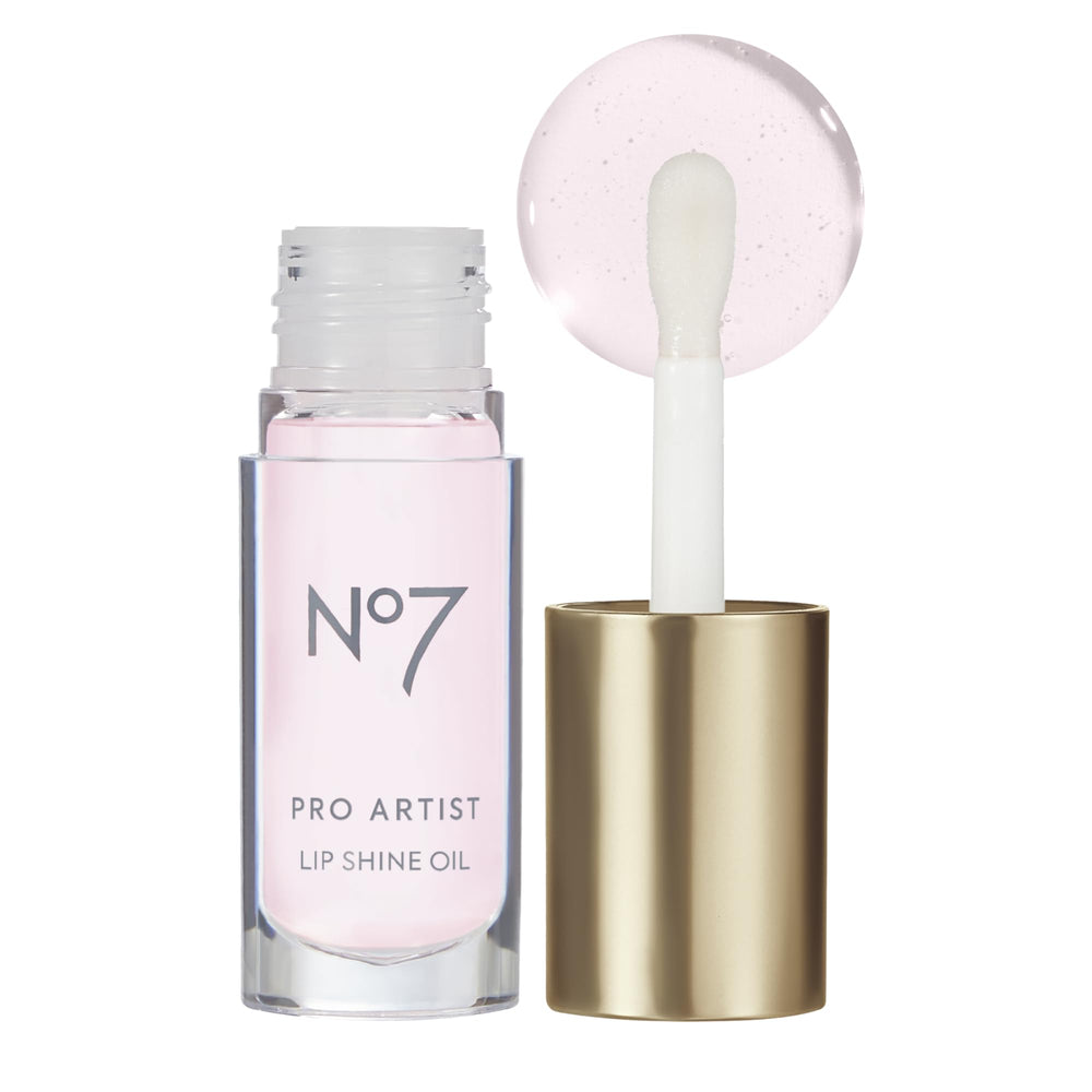 No7 Pro Artist Lip Oil front tube showing sleek packaging and shade