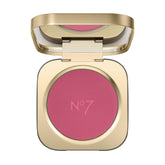 No7 front compact showing blush pan and compact lid for travel convenience