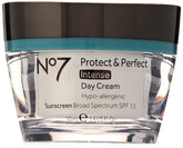 No7 Protect & Perfect front jar showing label and 50 ml size with moisturizing benefit