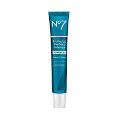 No7 Protect & Perfect bottle highlights hydrating formula for firmer skin.