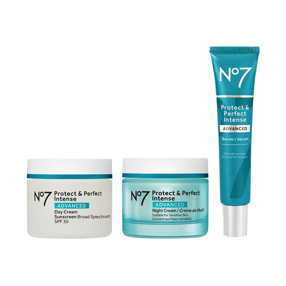 No7 Protect & Perfect SPF 30 daytime cream tube delivers daily hydration and protection.