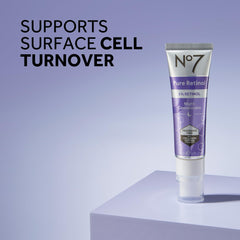 No7 Pure Retinol Night Concentrate ingredients close-up with collagen peptides and niacinamide