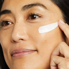 No7 Restore & Renew hyaluronic acid boost closeup for hydration and plumpness.