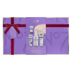 No7 kit flatlay showing all items and encouraging consistent nighttime routine