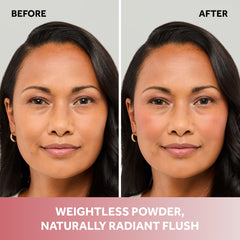 No7 close-up of rose blush texture highlighting silky, blendable finish