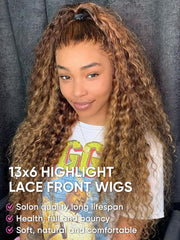 NOELLA pre-plucked hairline lace-front detail highlights easy, natural styling and reduced install time.
