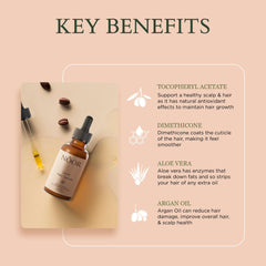 NOOR HAIR Growth Serum with Spanish olives for natural nourishment