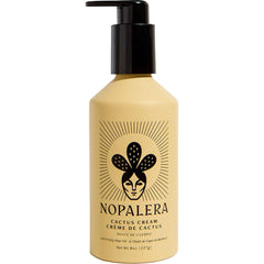 Nopalera Dulce de Cuerpo Cream bottle close-up showing deep hydration.