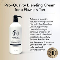 Norvell Pro-Blending DHA Barrier Cream protects feet and soles from over-darkening