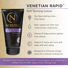 Norvell Venetian application mitt for easy, even blending and streak-free results