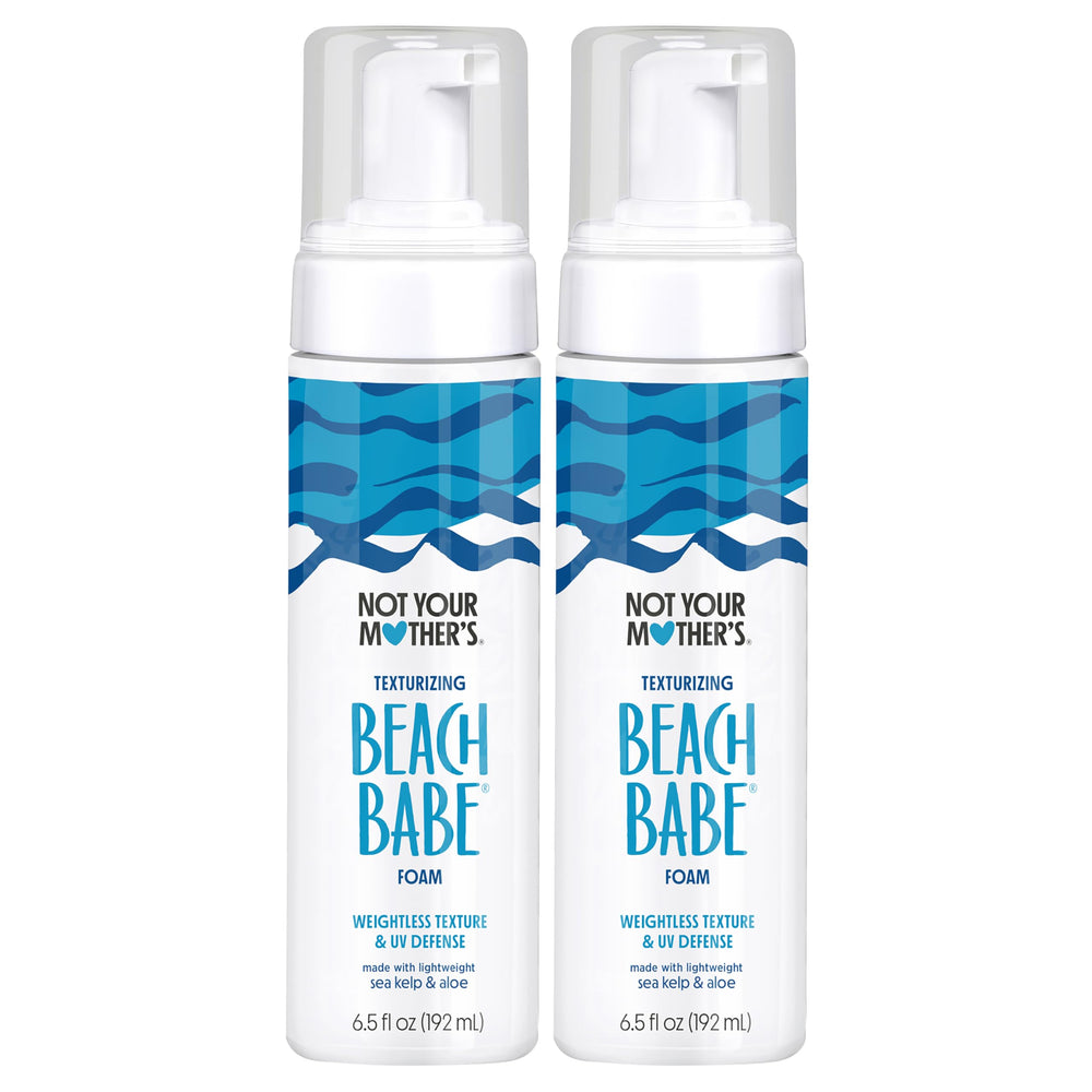 Not Your Mother's Beach Babe Texturizing Foam 2-pack front view for quick beachy styling.