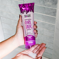 Not Your Mother's Curl Talk close-up showing defined curls and healthy-looking shine.