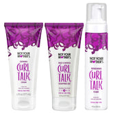 Not Your Mother's Curl Talk frizz-control gel bottle for defined curls and flexible hold.