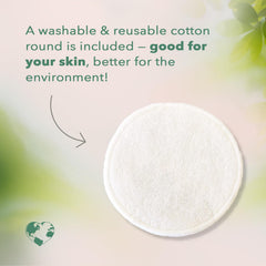 Nourish Organic cruelty-free vegan label on packaging—confident ethical skincare choice.
