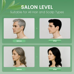Nova DYE gray-coverage-one-wash shows bold color in a single wash.