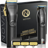 NOVAH Grooming professional clipper with a metal unibody for durable barber-grade performance.