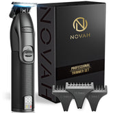 NOVAH Grooming professional hair trimmer cordless front-view for precise, clean trims.