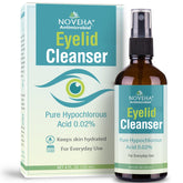 NOVEHA Eyelid Cleanser bottle spray for gentle daily eyelid cleansing.