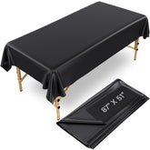Noverlife 87x51in massage table sheet on bed, protects standard tables.