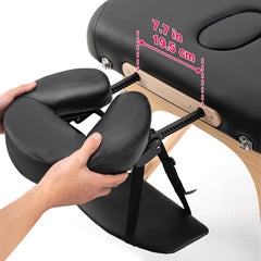 Noverlife face cradle cushion shows soft padding for comfortable positioning.