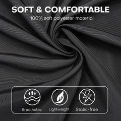 Noverlife cape tie close-up demonstrates adjustable fit.