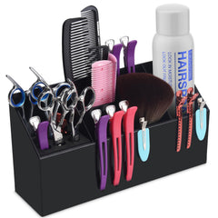 Noverlife hair scissors storage box front view keeps tools neatly organized for quick access.