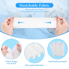 Noverlife headband adjustable magic tape demonstrates secure fit.