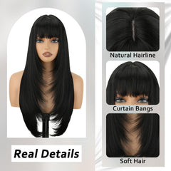 NOVFLKW realistic scalp detail shows seamless blending with your own hair.